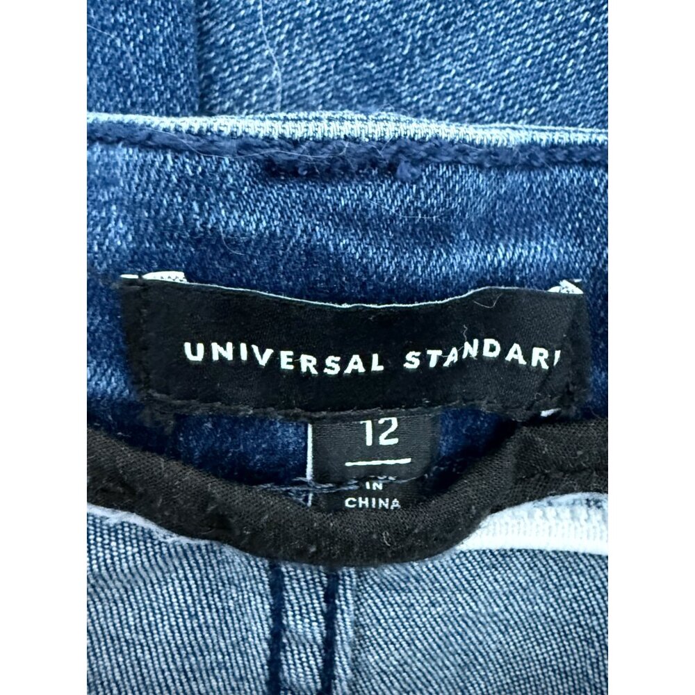 UNIVERSAL STANDARD Seine High Rise Straight Leg Jean 12 Anzio Blue - Picture 8 of 14
